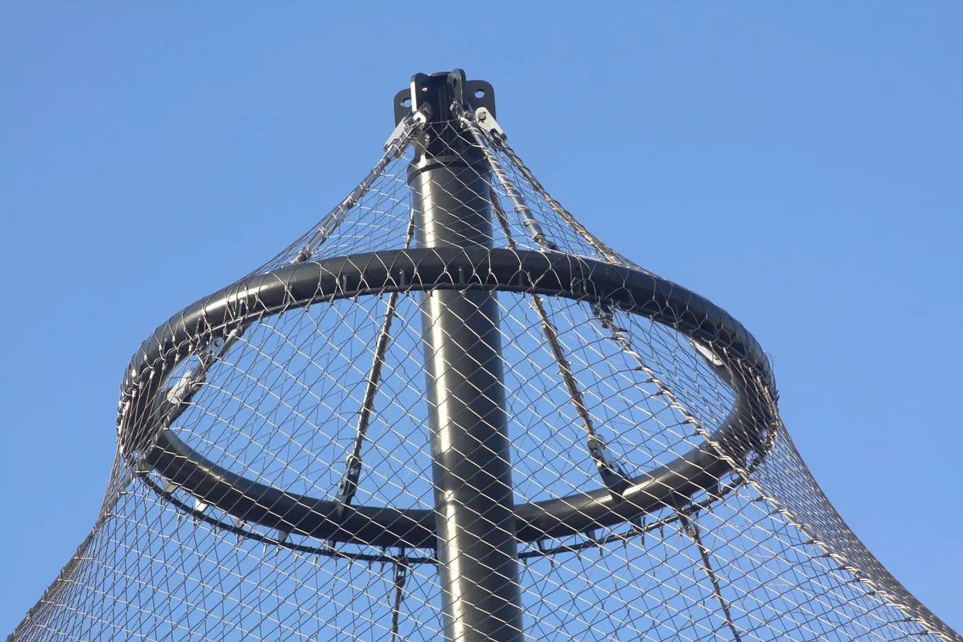 Inspecting tensile membrane joints at height